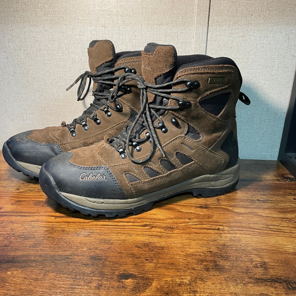 Cabelas Mens 8" Hunting Boots 400g Insulated Thinsulate WaterProof 83-0535 13D - Picture 2 of 10